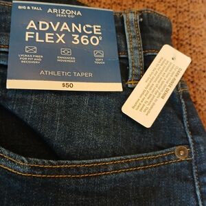 Arizona Jean Company Men's Blue Jeans - Advance Flex 360